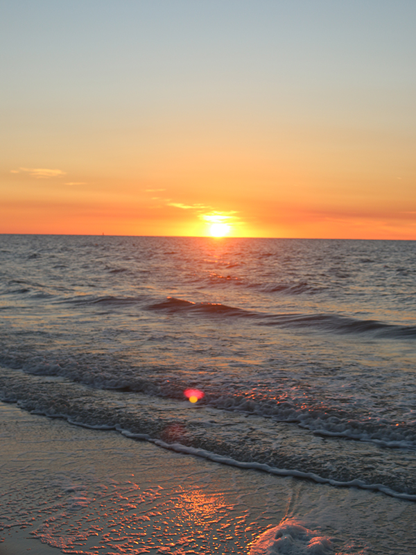 Sunset at Honeymoon Island