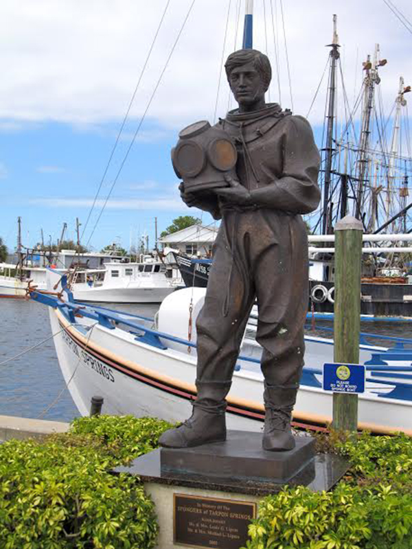 Tarpon Springs Sponge Diving Statue