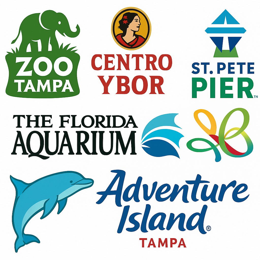 logos of venues
